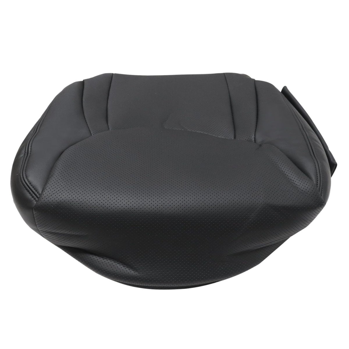Front Passenger Side Bottom Replacement Seat Cover Black Perforated Microfiber Leather For Lexus Ls430 2001 2002 2003 2004 2005