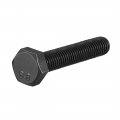 Uxcell M8x40mm Hex Head Screw Bolts Fastener Grade 8 Carbon Steel Black 5pcs