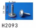 Autobahn88 Phillips Drive Trim Screw Compatible With Volkswagen Oem N90846601 Pack Of 10