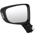Ocpty Side View Mirror Passenger Exterior Compatible With 2015 2016 2017 For Toyota Camry Black Power Adjustmet And Heated