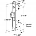 Prime-line E 2013 Stainless Steel Mortise Lock For Patio Sliding Doors Constructed Of Wood Aluminum And Vinyl 3-11 16 A Inch