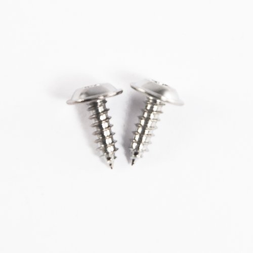 A Pillar To Door Trim Screws 2pc For 1979 1986 Mustang Hatchback And Coupe Chrome Hardware Set With 2 625 In Phillips Head