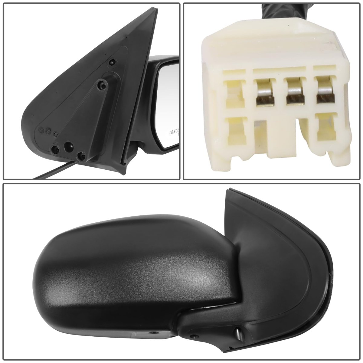 Side Door Power Mirror For Ford Escape 2001 2002 Passenger Right Paint To Match Black Yl8z17682caa Fo1321189