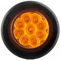 Ocpty 9led Side Marker Light 15pcs 2a Red Amber Round Trailer Lamp Stop Turn Tail W Rubber Grommet Fit For Boats Truck Pickups