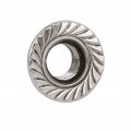 Uxcell 12pcs M10 X 1 25mm Pitch Metric Fine Thread 304 Stainless Steel Hex Flange Nut