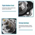 X Autohaux Engine Coolant Thermostat Housing Assembly For Ford Transit Connect 2014-2017 3m4z8575b Plastic Metal Black