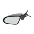 Door Mirror Driver Side For Chevy Sprint 1990 1991 Paintable Black Manual Remote Non Foldaway Heated Replaces Gm1320139 