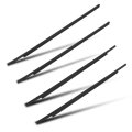 4pcs Black Window Molding Trim For 2011-2020 Mitsubishi Outlander Sport Asx Rvr 5727a337 5727a338 5757a325 5757a326 A Reduce 