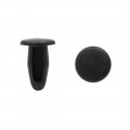 50pcs 6 5mm Hole Car Plastic Clips Rivet Fit Boot Trim Panel Pin Fender Black 