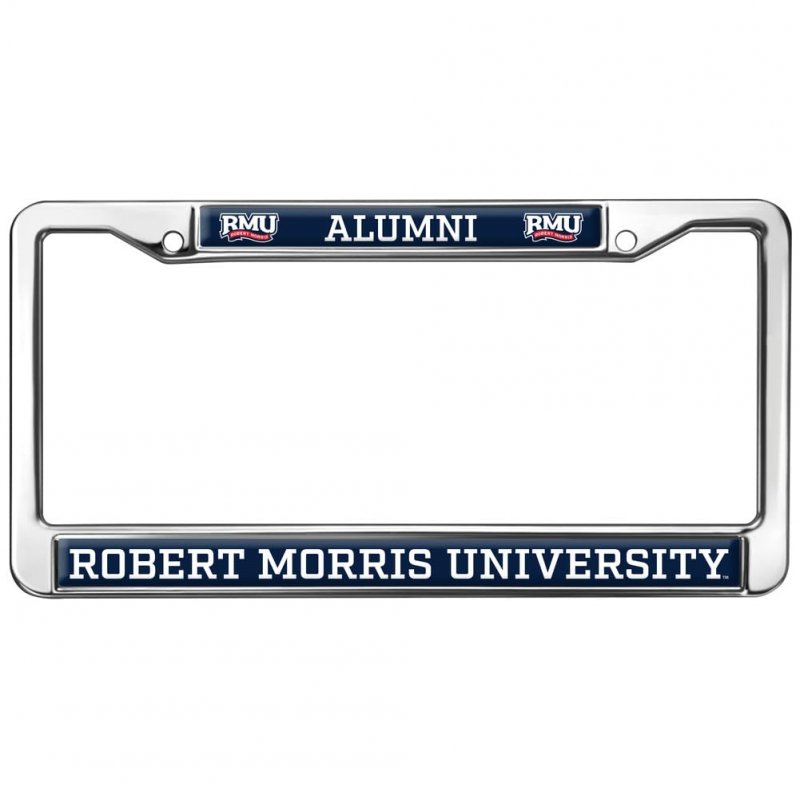 Robert Morris University Alumni Full Size Standard License Plate Metal Frame