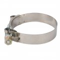 Uxcell 10 Pcs 72mm-80mm Stainless Steel T-bolt Hose Clamp For Fuel Pump Filter Plumbing
