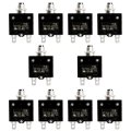 Baomain 30a Circuit Breaker Thermal Overload Protector S22 Series 125 250vac 65vdc Manual Reset Breakers Black Ul Ce Listed