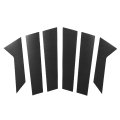 Door Window Pillar Post Cover Trim High Strength Adhesive For 2013-2020 Easy Install Durable Protection Enhances Vehicle