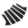 Door Window Pillar Post Cover Trim High Strength Adhesive For 2013-2020 Easy Install Durable Protection Enhances Vehicle