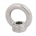 Uxcell Lifting Eye Nut M20 Female Thread 316 Stainless Steel Round Shape For Rope Fitting Pack Of 1
