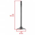Caltric 2x Intake Valve Kit Compatible With Yamaha 28p-12111-00-00 5vk-12113-00-00 4g0-12118-00-00