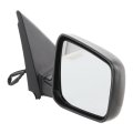 Passenger Side Door Mirror For Nissan Rogue Select 2014 2015 Paintable Finish Power Heated Manual Folding No Signal Light 