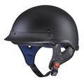 Yescom Motorcycle Half Face Helmet Dot Approved Motorbike Cruiser Chopper Matt Black S 