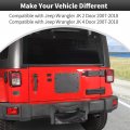 Cherocar Tailgate Rubber Plug Spare Tire Carrier Delete Anti-dust Waterprooffor For Jeep Wrangler Jk 2 4 Door 2007-2018