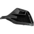 Rear Bumper Cover Grille For Honda Civic 2017 2018 2019 2020 2021 Hatchback Passenger Side Matte Black Plastic Partslink 
