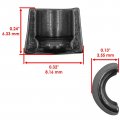 Caltric Muffler Valve Kit Compatible With Kawasaki Teryx 750 Kr 4x4 2008-2013 Teryx4 750 Krt750 2012-2013