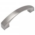 Cosmas 5 Pack 616-96sn Satin Nickel Modern Cabinet Hardware Arch Handle Pull 3-3 4 Inch 96mm Hole Centers 