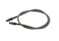 45602 Extended Length Brake Line For Arctic Cat M-series Firecat And Sabercat Black Stainless Steel Pvc 