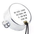 1pcs Ac 220-240v 4w Synchronous Motor 50 60hz Ccw Cw Electric Synchron Geared Motor5-6rpm