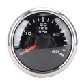 52mm Engine 4000rpm Tachometer Gauge With 7 Color Backlight Precision Monitoring For Truck Tractor Car Rv Boat Dc 9 To 32v
