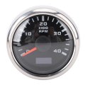 52mm Engine 4000rpm Tachometer Gauge With 7 Color Backlight Precision Monitoring For Truck Tractor Car Rv Boat Dc 9 To 32v