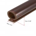 Uxcell T-slot Mount Window Weatherstrip Seal 7mm Bulb Bubble For 5mm Slot 5 Meters Long Coffee