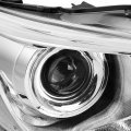 Auto Dynasty Chrome Housing Clear Corner Projector Headlight Lamps Tool Kit Compatible With Camry 15-17