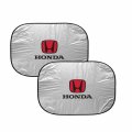 Ipick Image For Honda Red Logo Dual Panels Easy Folding Windshield Sun Shade Universal Fit Cars Small Suvs