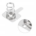 Uxcell 50 Pairs Aa Battery Positive Negative Conversion Spring Contact Nickeling Plate 12mmx10mm