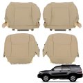 Tan Leather Seat Cover Lean Back And Bottom Driver Passenger Replacement For 2003-2009 4runner Sport Utility 4-door 