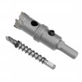 Uxcell Carbide Hole Saw Drill Bit 20 5mm Cutter For Stainless Steel Alloy Cast Iron Copper Metal Sheet With Limit Step