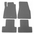 Ikon Motorsports Floor Mat For 2005-2009 Ford Mustang Factory Fitment Gray Nylon Front Rear Car Mats Liner Carpets Replacement 