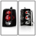 Acanii For Black 1993-1998 Jeep Grand Cherokee Tail Lights Lamps Left Right 93-98 Rear Brake Replacement Assembly Set