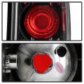 Acanii For Black 1993-1998 Jeep Grand Cherokee Tail Lights Lamps Left Right 93-98 Rear Brake Replacement Assembly Set