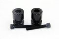 Black Flat Swingarm Spools No Logo 8mm Thread For Honda Cbr1000rr 2004-2011 Cbr250r 2011 Cbr600rr 2003-2011 Cbr900rr 2002-2003 
