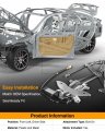 A-premium Power Window Regulator With Motor Replacement For Toyota Camry 1997-2001 Sedan Front Left Driver Side