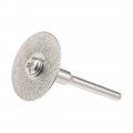 10 Pcs 20mm Diamond Cutting Wheels Cut Off Wheel With 2 Mandrels For Rotary Tool