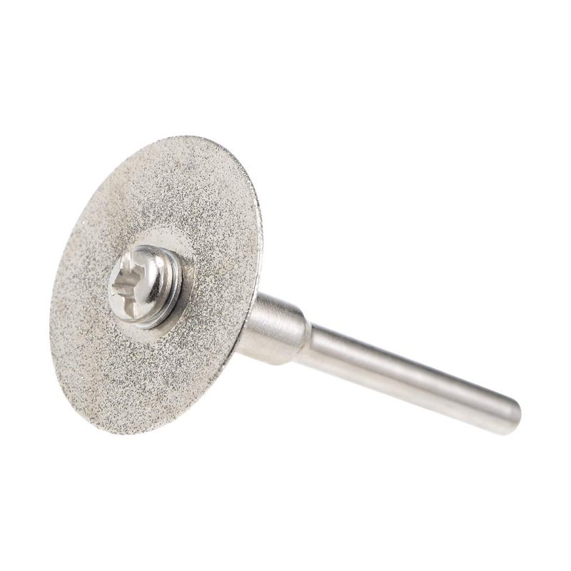 10 Pcs 20mm Diamond Cutting Wheels Cut Off Wheel With 2 Mandrels For Rotary Tool