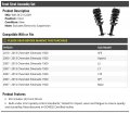 Front Strut And Coil Spring Assembly Set Of 2 Compatible With 2007-2013 Chevy Silverado 1500 Without Electronic Suspension