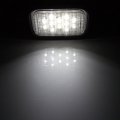 Ocpty 12led Universal Side Marker Light 2pcs White Red Trailer Lamp Stop Turn Tail Fit For Boats Van Truck Pickups 12v