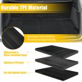 X Autohaux Cargo Liner Rear Trunk Mat Non-slip Rubber All Weather Protector Accessories For Ford Bronco 2021-2023 4-door Black
