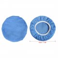 X Autohaux 5pcs 7-8 Inch Sky Blue Coral Velvet Car Wax Polishing Bonnet Buffing Pad Cover