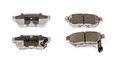 Z26-374 Carbon Fiber Ceramic Rear Brake Pads With Installation Hardware For Honda Accord Civic Prelude And Acura Integra 