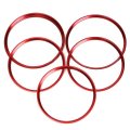 5pcs Air Conditioner Vent Outlet Ring Trim Decor For Mercedes Benz Gla Cla A Class B Auto Car Chromium Styling
