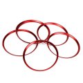 5pcs Air Conditioner Vent Outlet Ring Trim Decor For Mercedes Benz Gla Cla A Class B Auto Car Chromium Styling